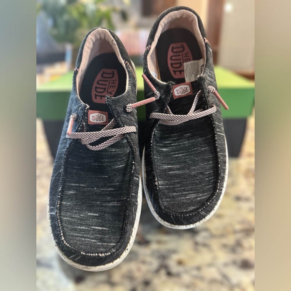 Hey Dude Women’s Shoes - Black Knit